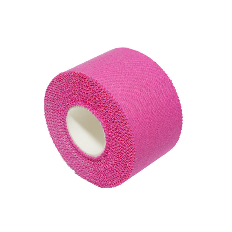 เทปกีฬาผ้าฝ้ายสีชมพู